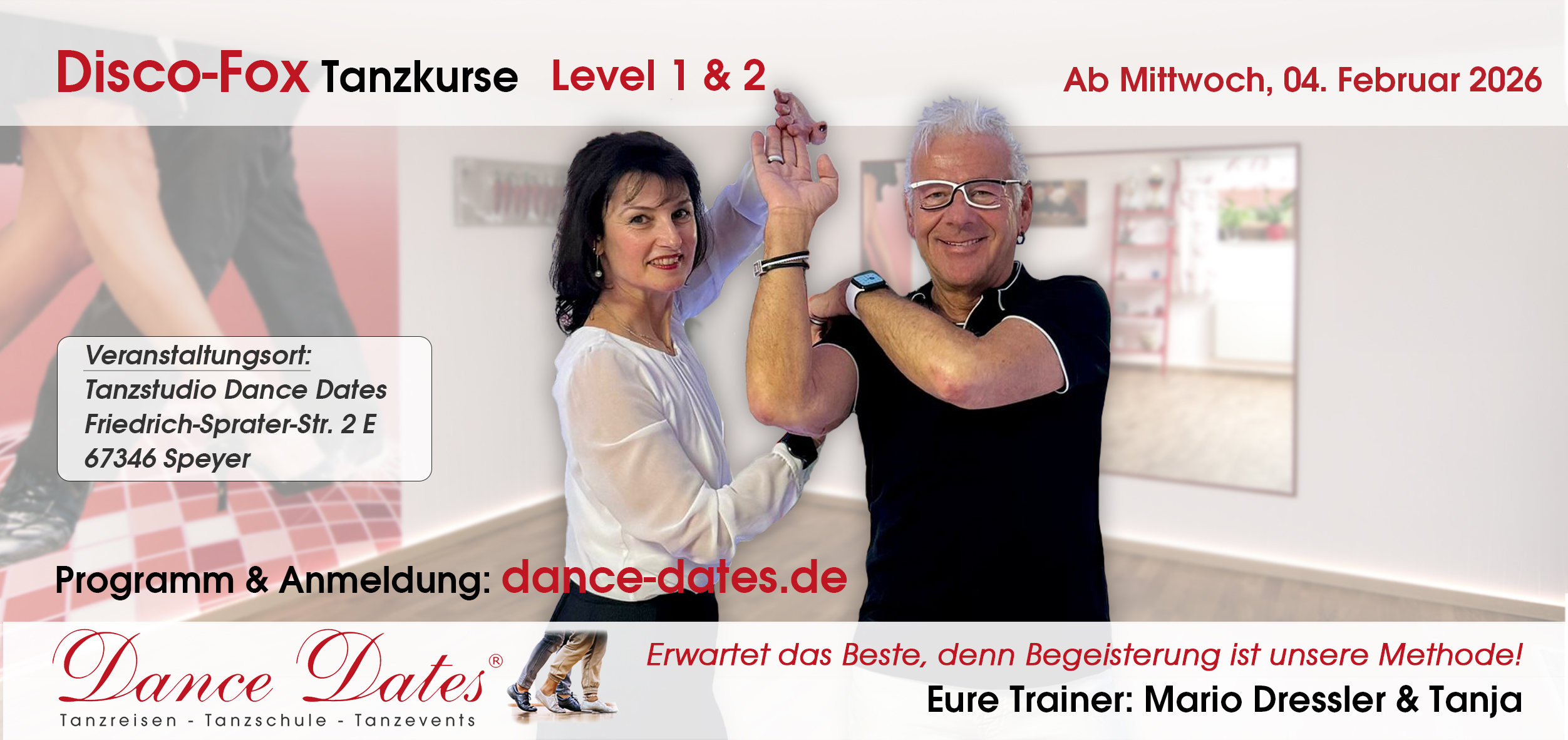 START: Disco-Fox Tanzkurs Level 1+2