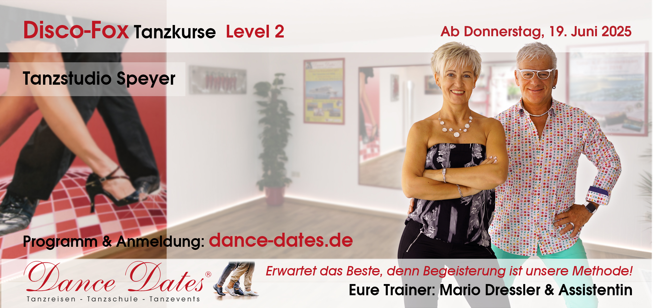 START: Disco-Fox-Tanzkurse in der Tanzschule Speyer
