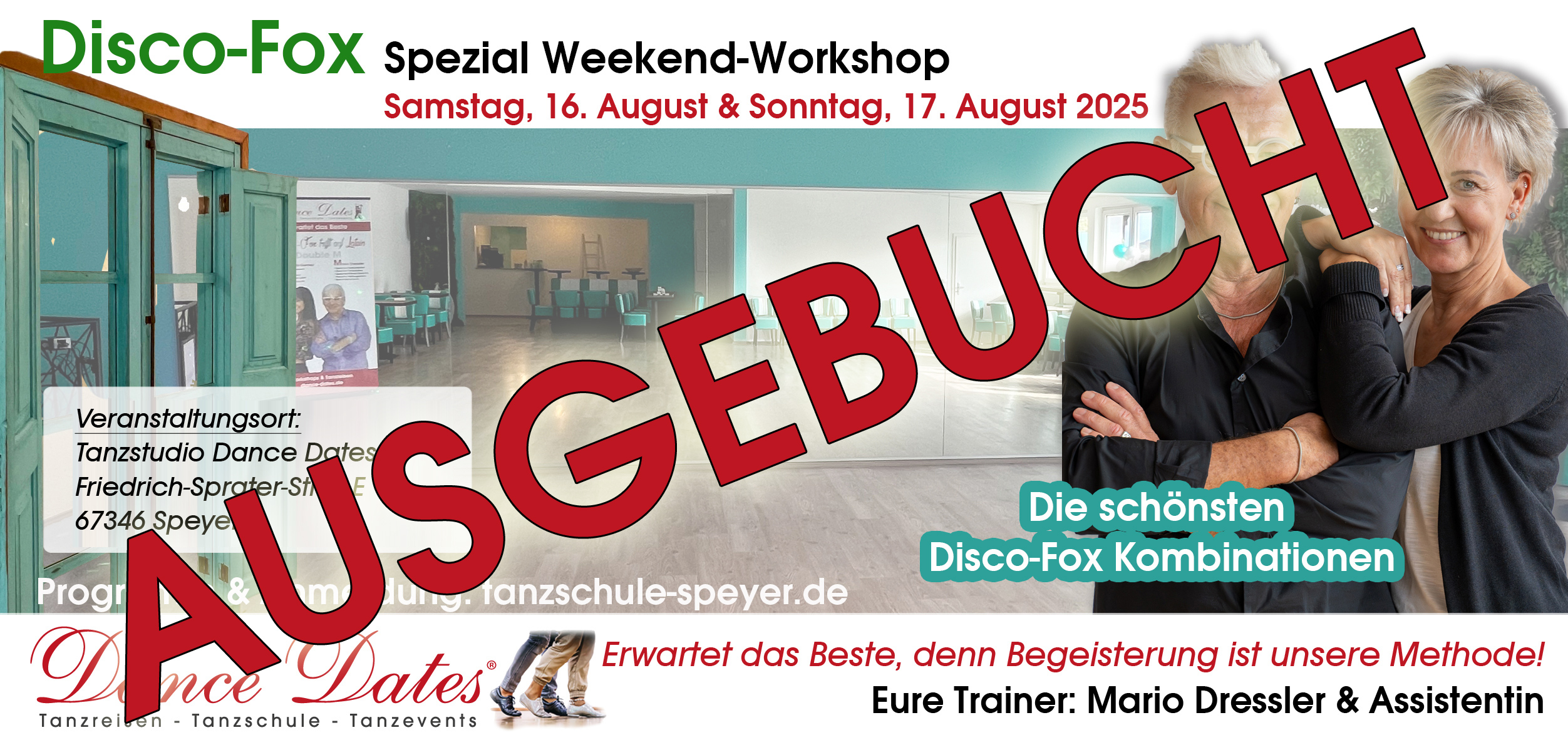 Disco-Fox Spezial-Workshop-Weekend in Speyer