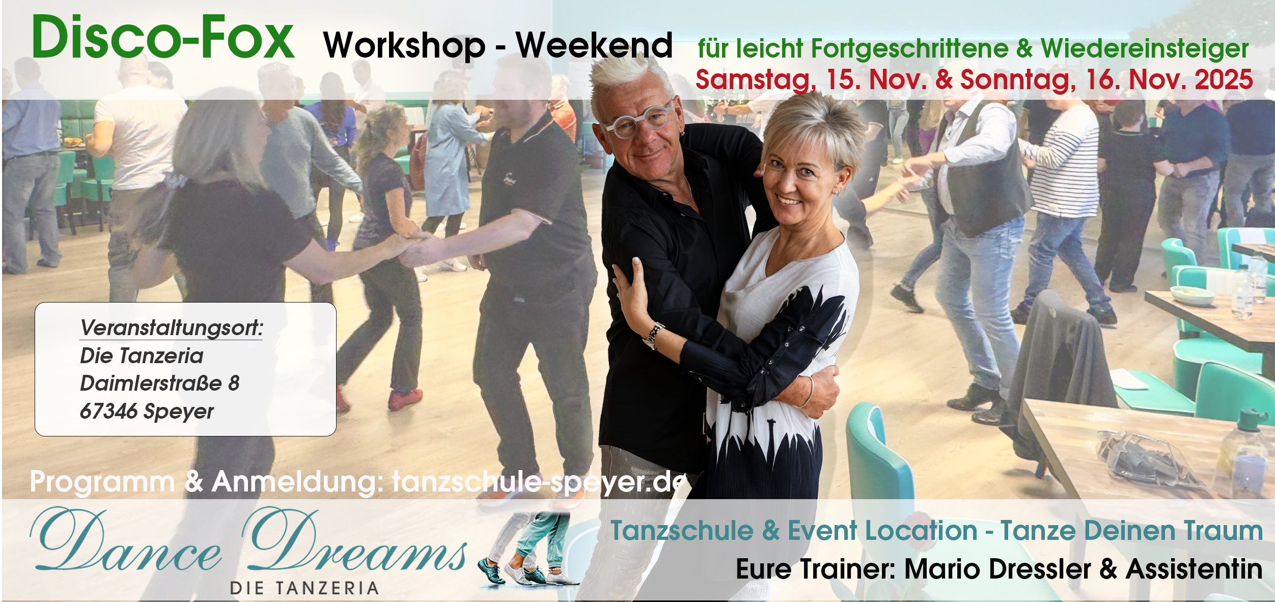 Disco-Fox Workshop-Weekend für leicht Fortgeschrittene & Wiedereinsteiger in Speyer