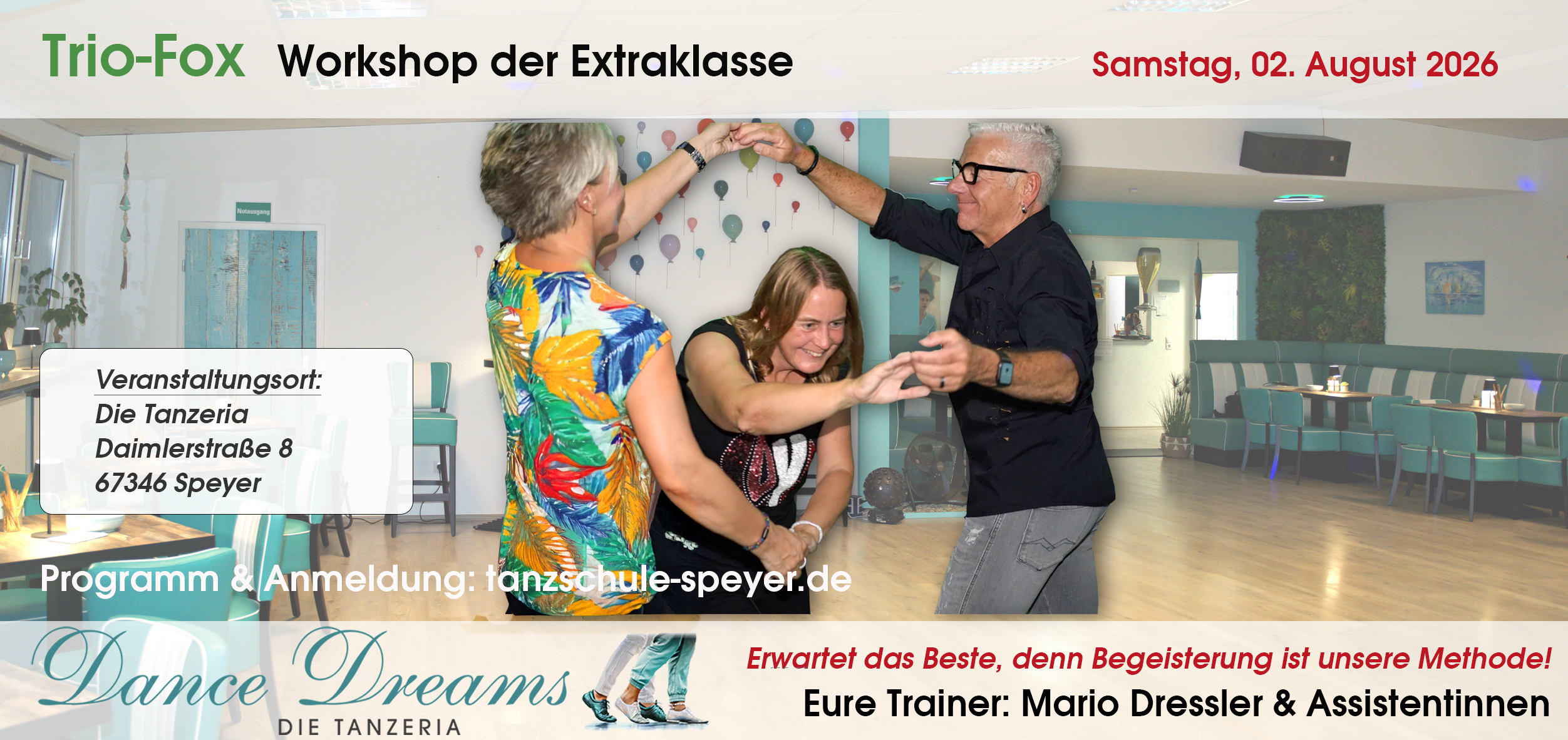 Trio-Fox-Workshop der Extraklasse in Speyer