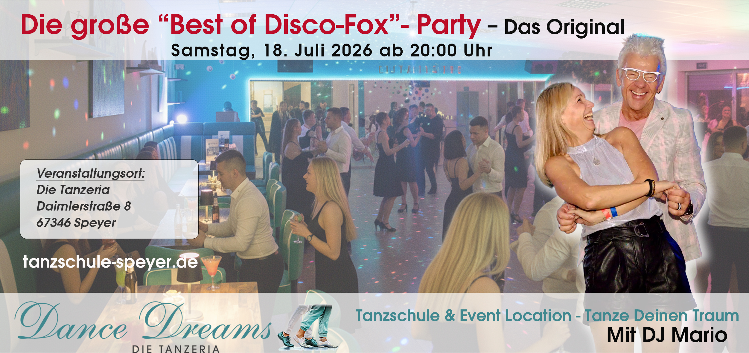 Die Best of Disco-Fox Party – Das Original mit DJ Mario 