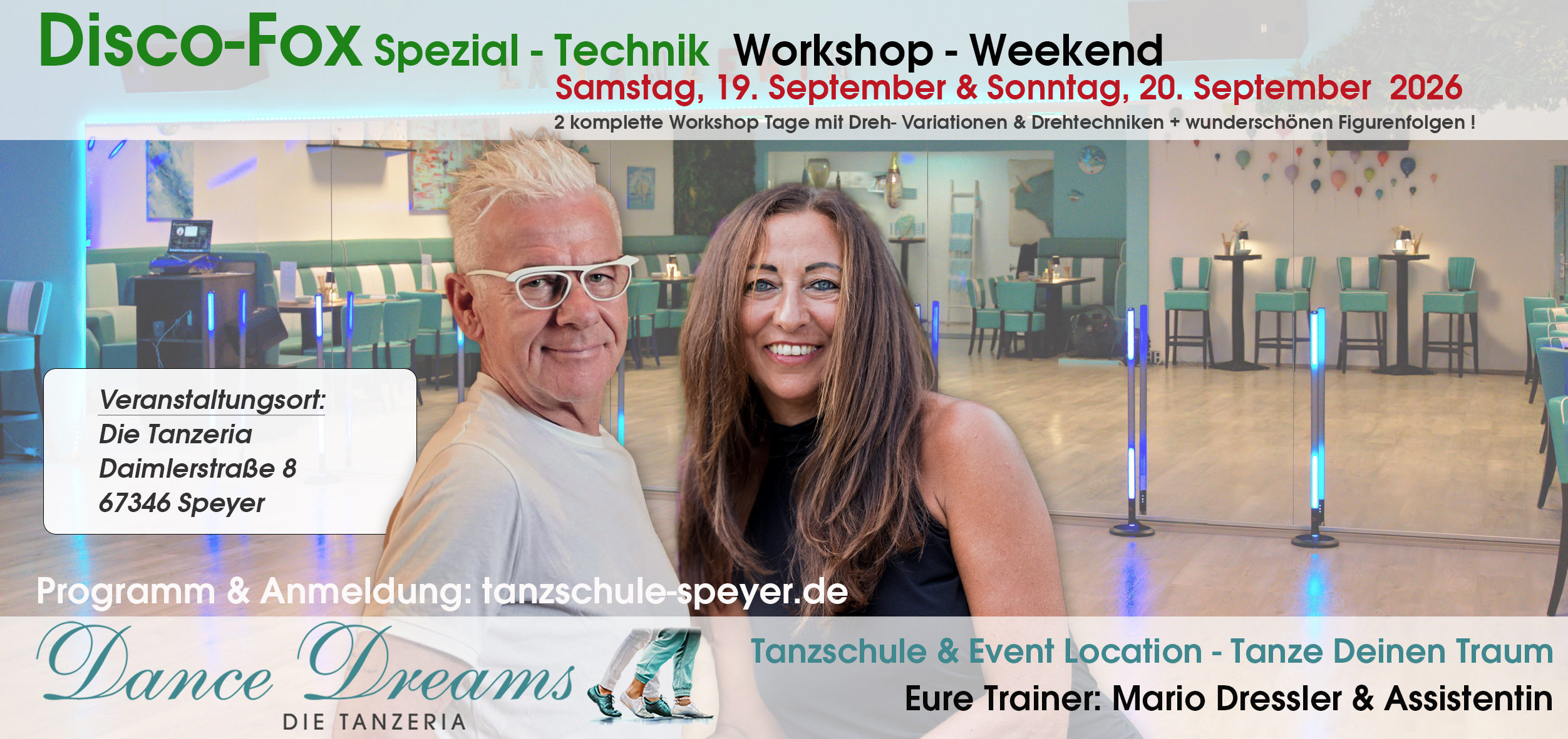 Disco-Fox Spezial-Technik Workshop-Weekend in Speyer