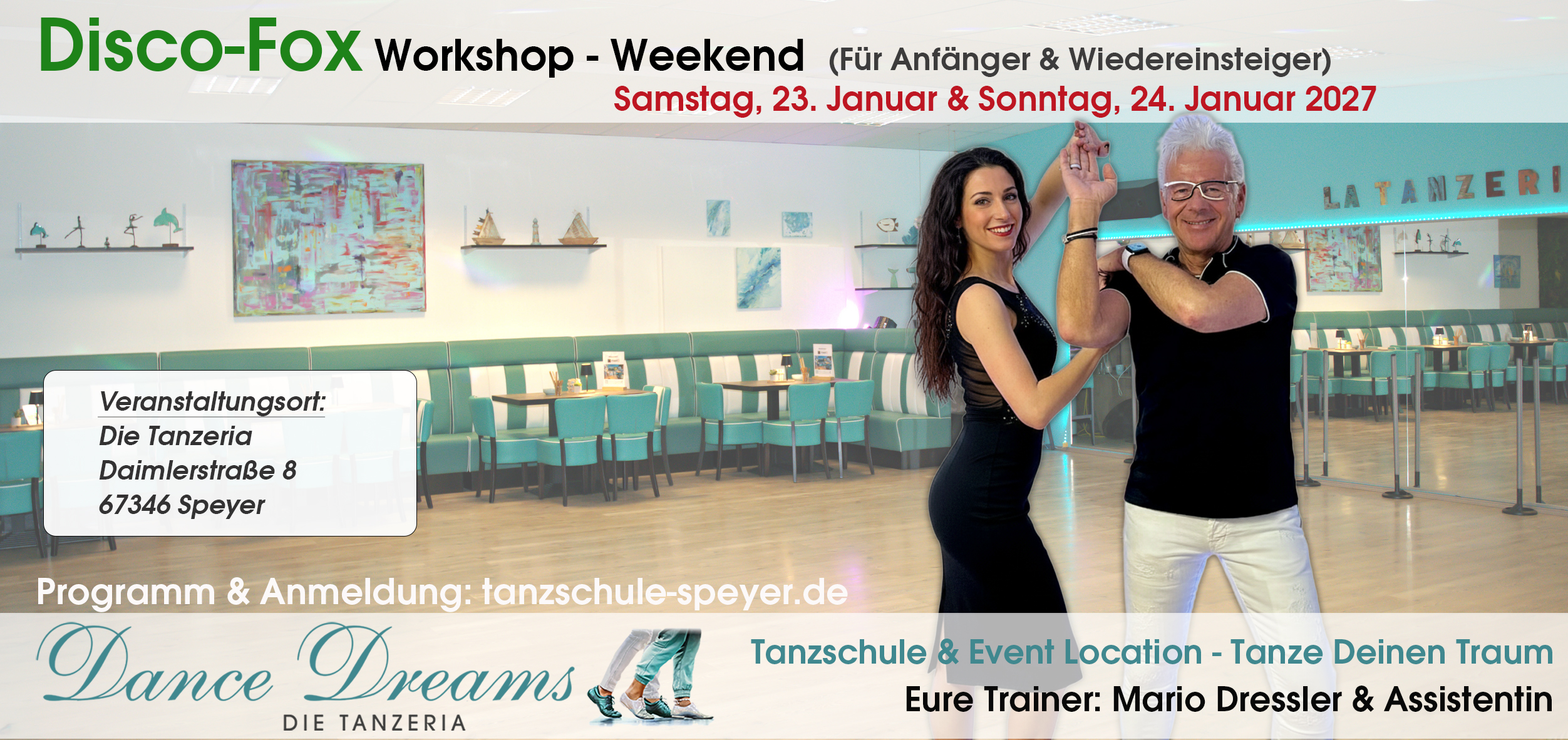 Disco-Fox Workshop-Weekend für Anfänger & Wiedereinsteiger in Speyer