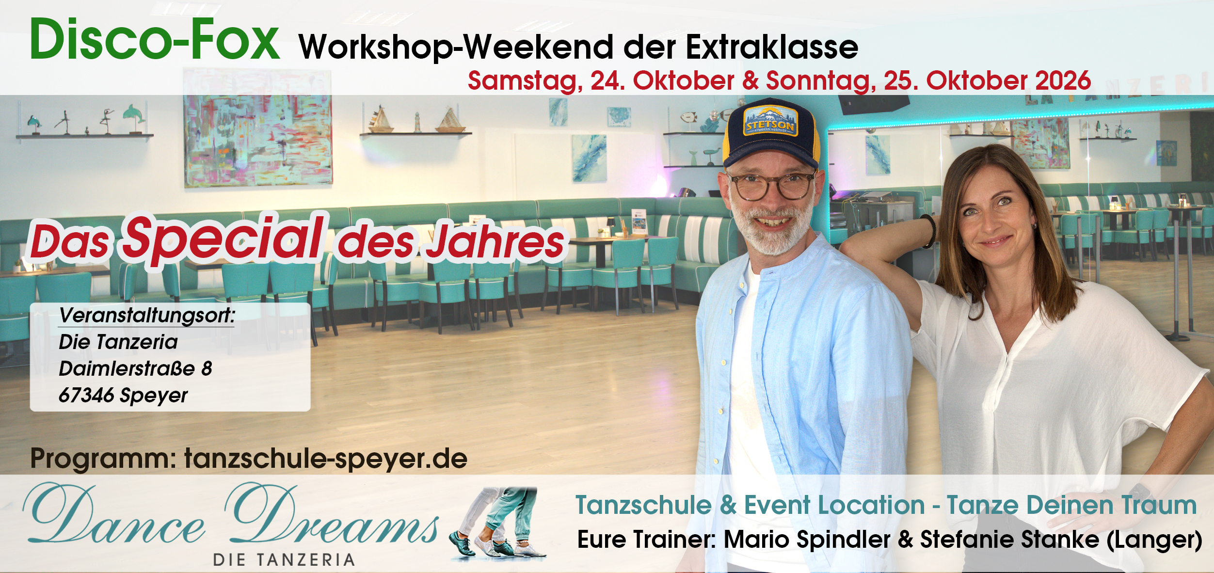 Das Special des Jahres: Disco-Fox-Workshop der Extraklasse in Speyer