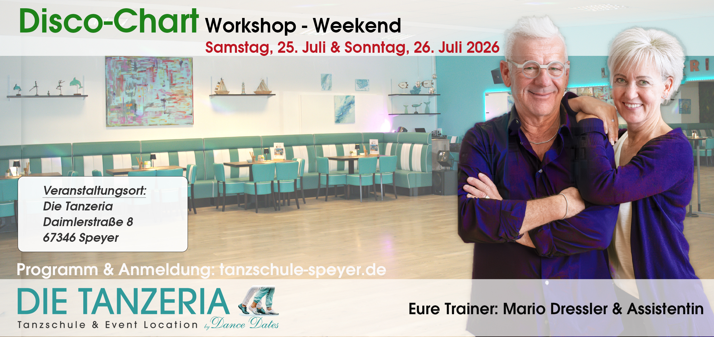 Disco-Chart Workshop-Weekend 2026 in Speyer