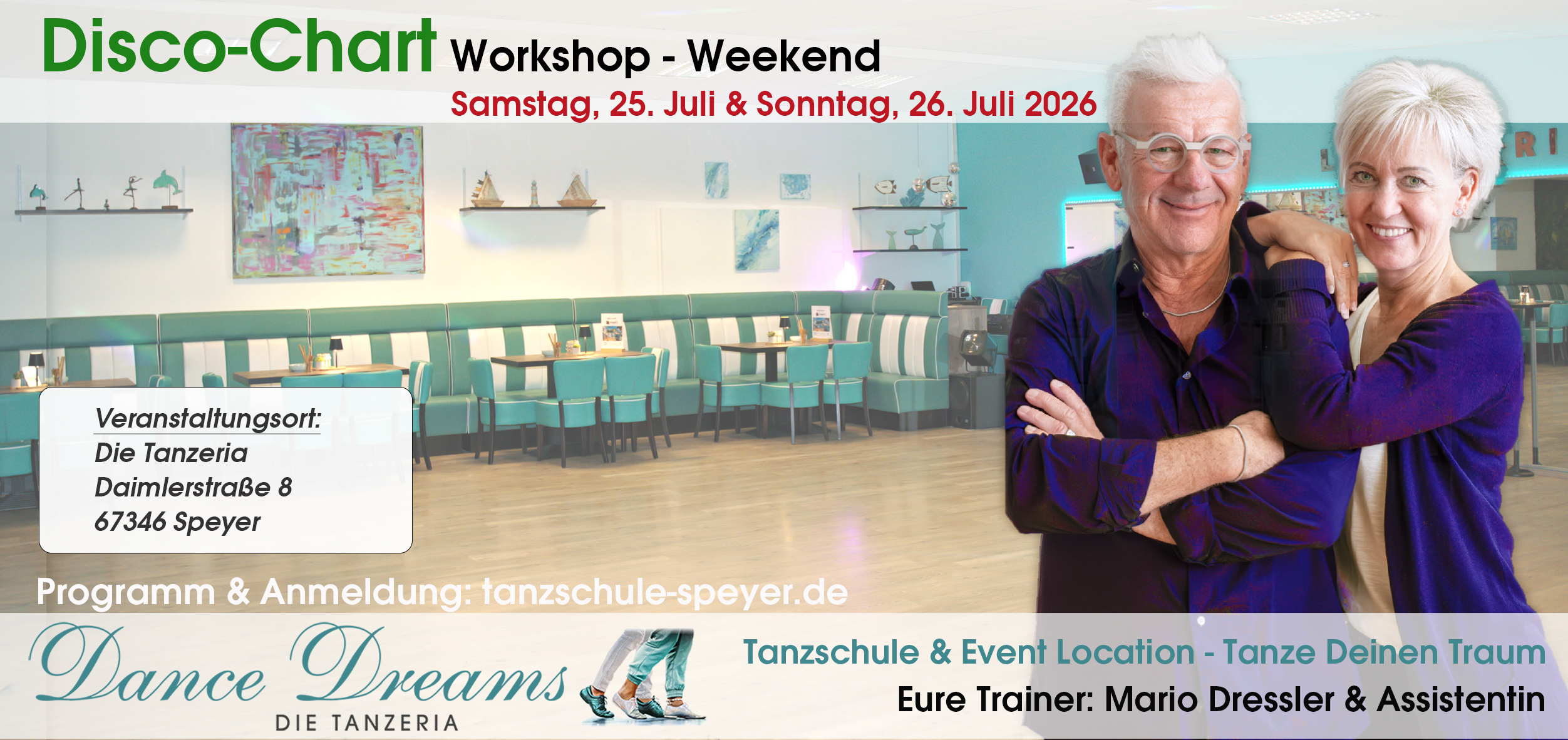 Disco-Chart Workshop-Weekend 2026 in Speyer