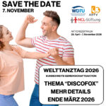 SAVE THE DATE: Welttanztag 2026